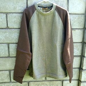 Men's Tan and Brown Sweater